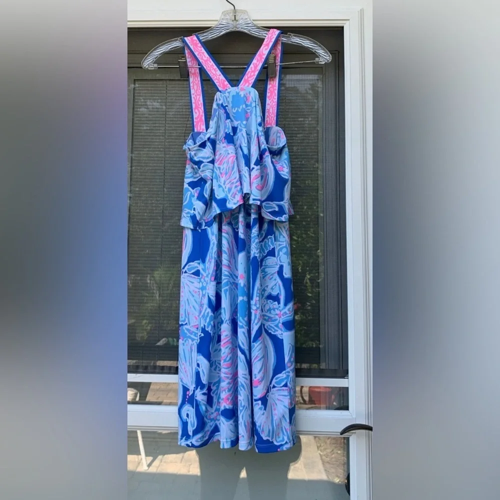 Lilly Pulitzer Shay into the blue dress Xs - Picture 2 of 6